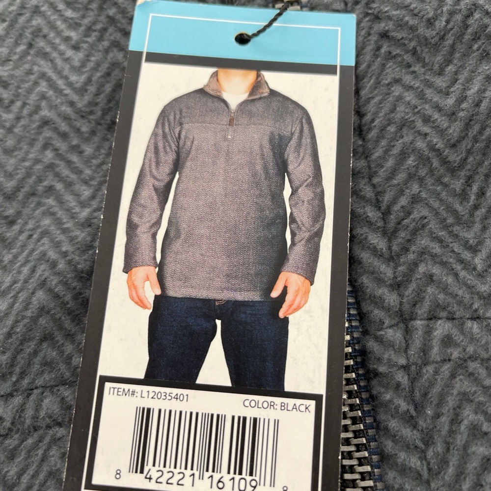 COPY - NWT London Fog collection Sherpa lined dark gray fleece
